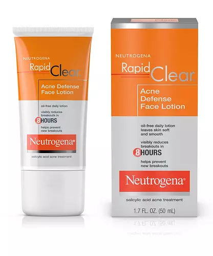 Neutrogena Rapid Clear Acne Defense Oil-Free Face Lotion (Ingredients