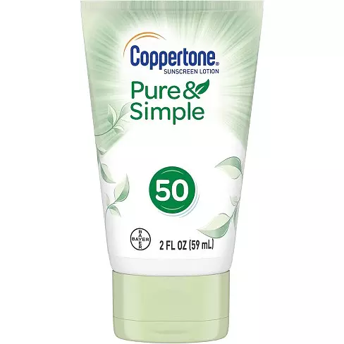 Coppertone pure & simple best sale sunscreen lotion