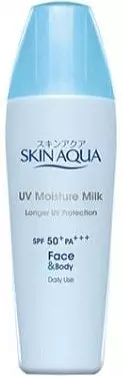 Rohto Mentholatum Skin Aqua UV Moisture Milk Face Body SPF50 PA